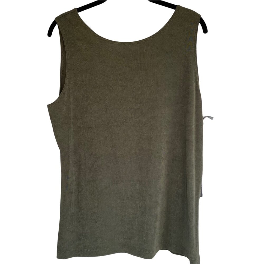 TRAVELERS CLASSIC Back Button Jacket sz 3 (US XL) w/ Tank sz 2 Cypress Fern NWT - Picture 2 of 12